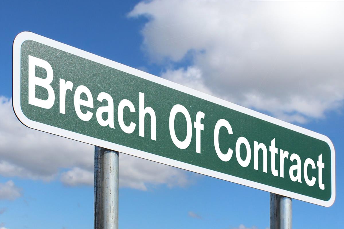 breach a contract meaning